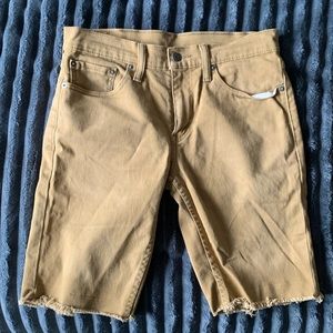 Levi’s 511 Shorts Men’s 31 Beige Tan Casual Cotton